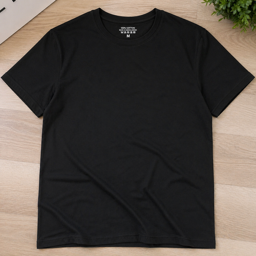 Minimalist Breathable Cotton T-Shirt – Regular Fit Casual Wear