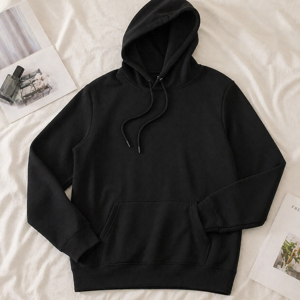 Lightweight Pullover Hoodie – Soft Cotton Blend Casual Sweatshirt